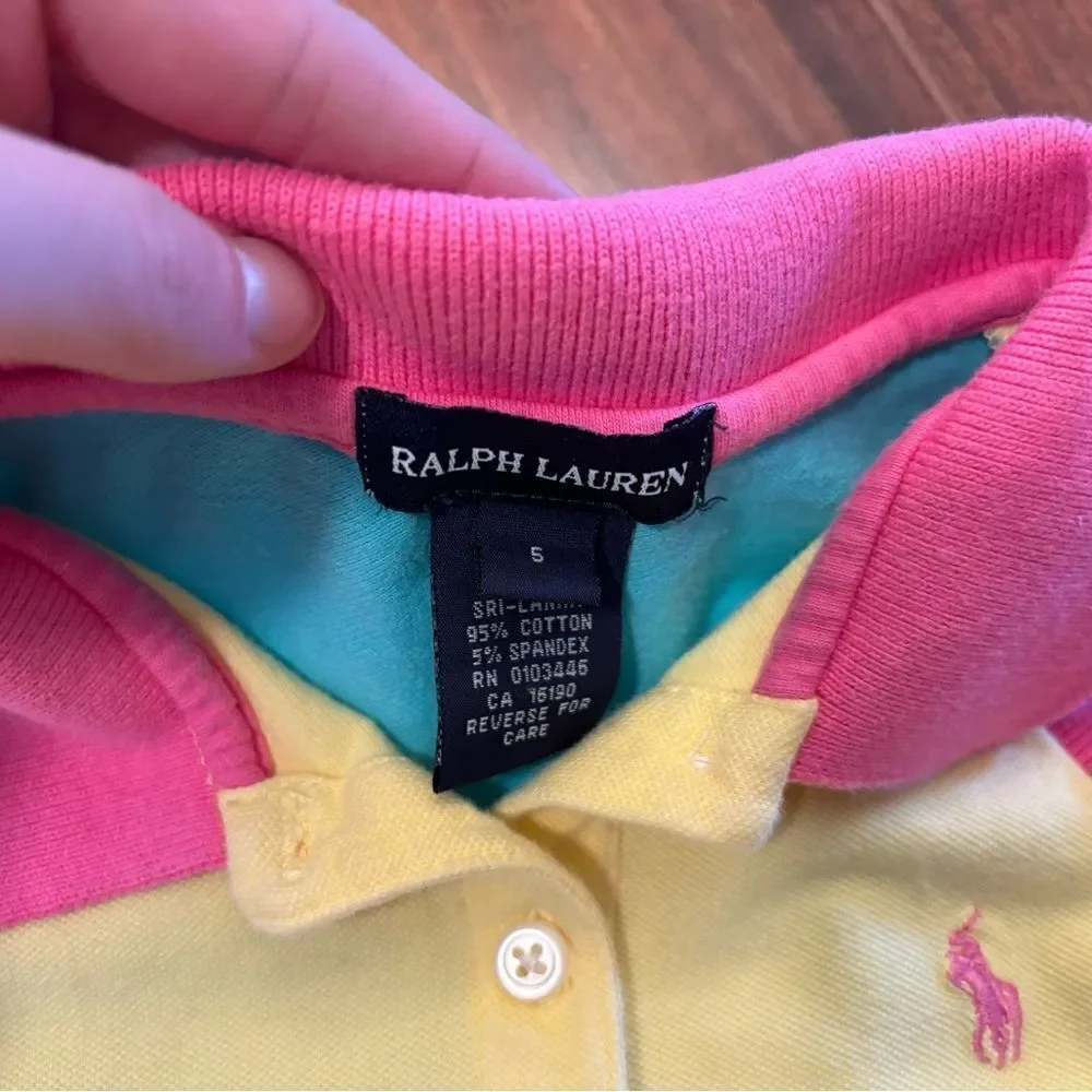 Ralph Lauren Colorblock Polo Tank Top